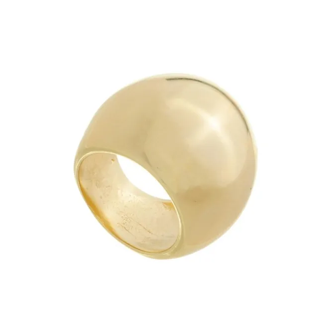 Anel Bold Thais Folheado a Ouro 18k