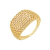 Anel de Dedinho Analú Zircônias Folheado a Ouro 18k