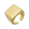 Anel de Dedinho Quadrado Gabi Folheado a Ouro 18k