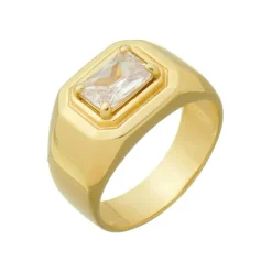 Anel Erika Zircônia Folheado a Ouro 18k