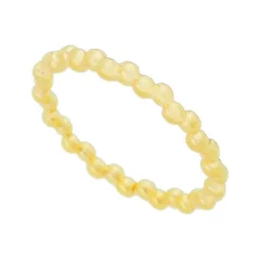 Anel Folheado a Ouro 18k Bolinhas de Metal Felicia