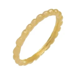 Anel Folheado a Ouro 18k Bolinhas Ariel