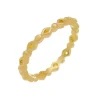 Anel Folheado a Ouro 18k Mini Losangos Dori