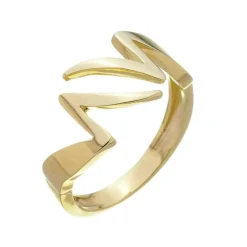 Anel Let Raio Folheado a Ouro 18k
