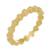 Anel Mini Retangulos e Bolinhas Folheado a Ouro 18k Jasmine