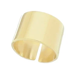 Anel Piuka Lelis Folheado a Ouro 18k