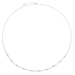 Belly Chain Ananda Zircônias Folheado em Ródio Branco