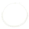 Belly Chain Duas Voltas Paola Zircônias Folheado a Ouro 18k