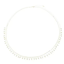Belly Chain Duas Voltas Paola Zircônias Folheado a Ouro 18k