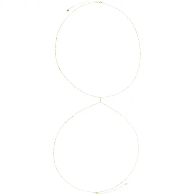 Body Chain Naomi Zircônia Folheado a Ouro 18k