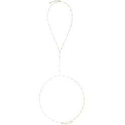 Body Chain Piuka Dua Bolinhas Folheado a Ouro 18k
