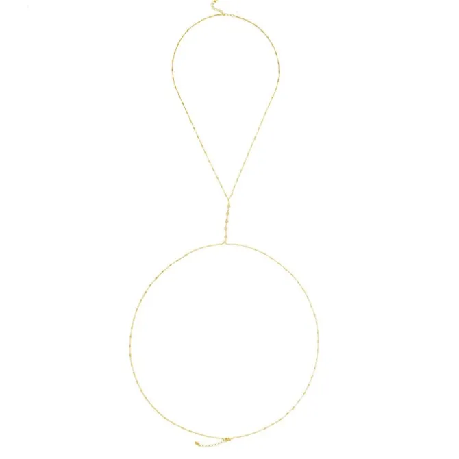 Body Chain Piuka Rachel Zircônias Folheada a Ouro 18k