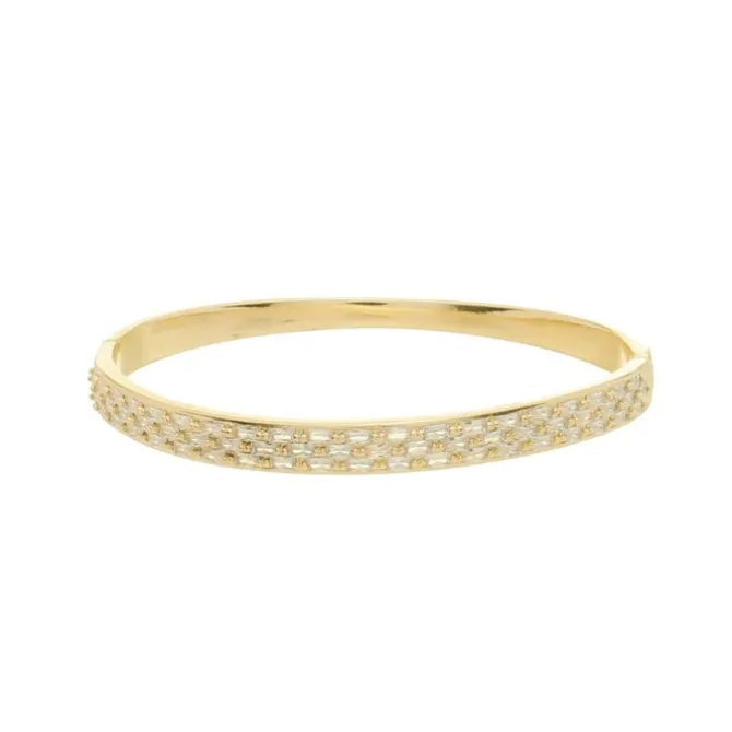 Bracelete Cris Zircônias Folheado a Ouro 18k