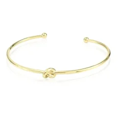Bracelete Feminino Folheado a Ouro 18k Nó Manu Piuka
