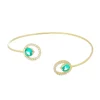 Bracelete Glória Zircônias Turmalina Folheado a Ouro 18k