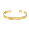 Bracelete Léa Folheado a Ouro 18k