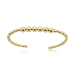 Bracelete Lara Bolinhas Folheado a Ouro 18k
