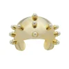 Bracelete Largo Nísia Pérolas Folheado a Ouro 18k