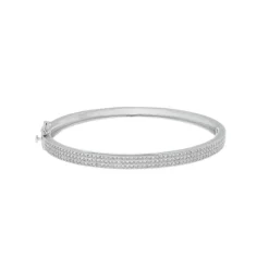 Bracelete Piuka Ayla Zircônias Folheado em Ródio Branco