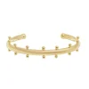 Bracelete Tubo Cinthia Mini Bolas Folheado a Ouro 18k