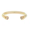 Bracelete Tubo Hannah Zircônias Folheado a Ouro 18k