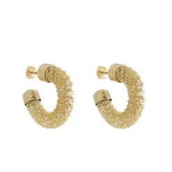 Brinco Argola Mola Bruna Dourado