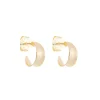 Brinco Argola Vintage P Hellen Folheada a Ouro 18k