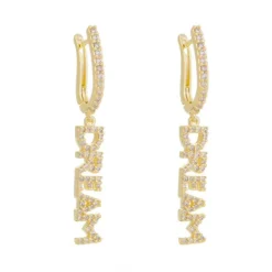 Brinco Argolinha Dream Zircônia Folheado a Ouro 18k