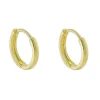 Brinco Argolinha Lala M Folheado a Ouro 18k