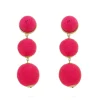 Brinco Bolas Fio Pink Maria Elimia
