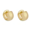 Brinco de Argola Larga Elisa Folheado a Ouro 18k