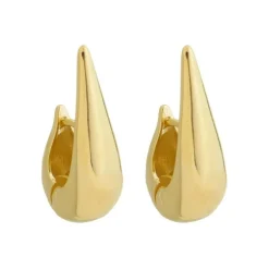 Brinco de Argola Vintage Glenda M Folheado a Ouro 18k