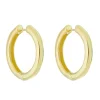 Brinco de Argola Yanca Folheado a Ouro 18k