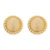 Brinco de Botão Layla Folheado a Ouro 18k