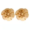 Brinco de Flor Petúnia Dourado