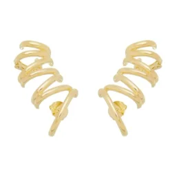 Brinco Ear Cuff Flavia Folheado a Ouro 18k