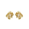 Brinco Liane Flor Pérola Dourado