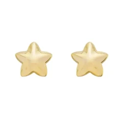 Brinco Miley Estrela Dourado Piuka