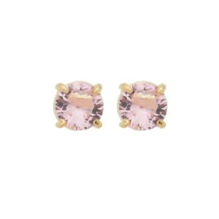 Brinco Ponto de Luz G Amor Hcc Zircônia Folheado a Ouro 18k