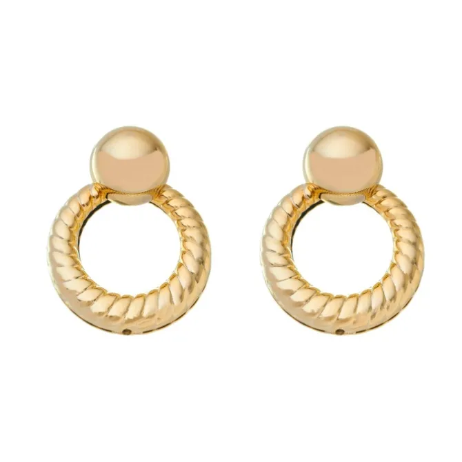 Brinco Vintage Aurora Folheado a Ouro 18k