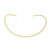 Choker Metal Torcido Folheada a Ouro 18k Liza
