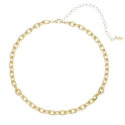 Choker Elos Dua Folheada a Ouro 18k Mônica