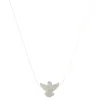 Choker Fio de Nylon Espirito Santo Madrepérola Folheado a Ouro 18k