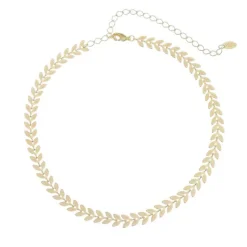 Choker Folhinhas Folheado a Ouro 18k Kendal Piuka