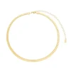 Choker Piuka Angelina Malha Trabalhada Folheada a Ouro 18k