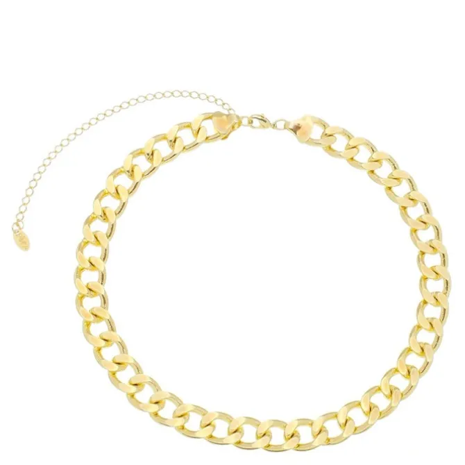 Choker Piuka Cami Elos Grumet Folheada a Ouro 18k