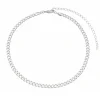 Choker Piuka Frida Elos Groumet Folheado em Ródio Branco