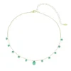 Choker Piuka Muriel Zircônias Turmalina Folheada a Ouro 18k