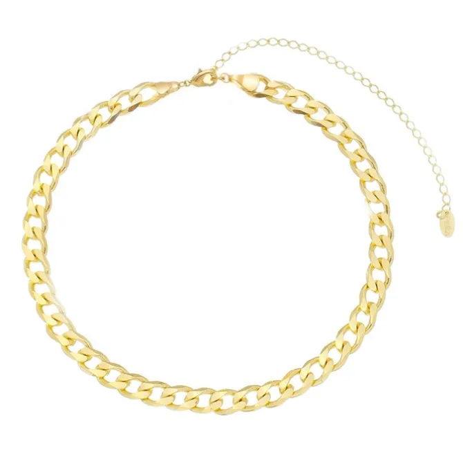 Choker Piuka Raiza Elos Grumet Folheada a Ouro 18k
