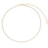 Choker Piuka Riviera Chiara Mini Zircônias Cristal Folheada a Ouro 18k
